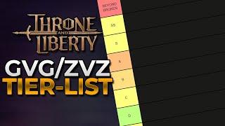 Ulitimate Throne And Liberty GvG/ZvZ Tier list