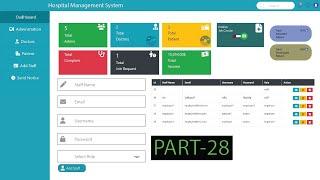 Add Staff by Multi role based System (Hospital Management System-28)