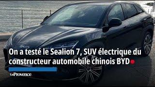 On a testé le BYD Sealion 7 près de Marseille, ce SUV électrique chinois a une grande autonomie