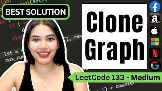 Clone Graph - LeetCode 133 - Python #blind75 #leetcode #clonegraph