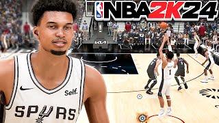 Victor Wembanyama is a CHEAT CODE in NBA 2K24 Play Now Online