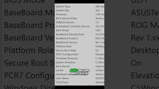 How to Confirm Secure Boot is Enabled #shorts #techtips #secureboot