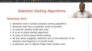 Selection Sort Algorithm | Working and Performance of Selection Sort | DSA