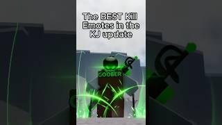 The Best KILL EMOTES  in The Strongest Battlegrounds KJ UPDATE ROBLOX #shorts