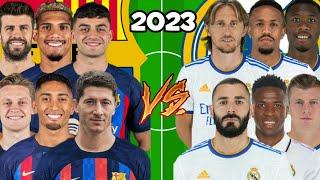 2023 Barcelona  2023 Real Madrd