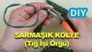 Sarmaşık Kolye (Tığ İşi Örgü) Yapımı #DIY #kendinyap