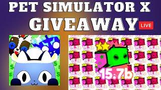 Pet simulator X LEGENDARY GIVEAWAY | Roblox Owlzo LIVE