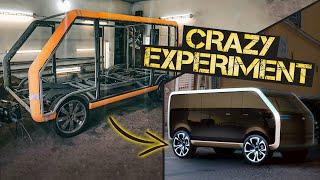 Full 365 days in 35 min. Building a Cyber Van using the Wattsan CNC machine. BIG part 1. Homemade.