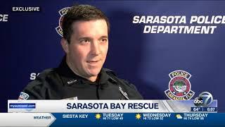 WWSB ABC 7: Sarasota Police officers talk about rescue on the Sarasota Bay in December
