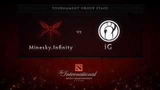 Mineski.Infinity vs iG - English Commentary - Dota 2 International