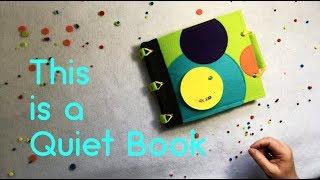 TinyFeats Quiet Book for 1 Year Old - Best First Birthday Present