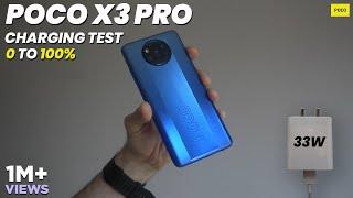 POCO X3 Pro Charging Test 0 to 100%33W Fast Charging #Shorts #POCOX3Pro