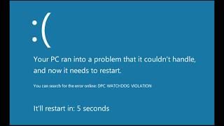 How to Fix DPC Watchdog Violation BSOD on Asus X99E-10G WS