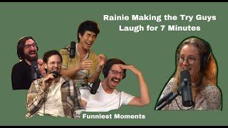 Rainie Making the Try Guys Laugh for 7 Minutes Straight