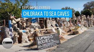 Chloraka to Sea Caves, October 2021. Cyprus 4K Footage