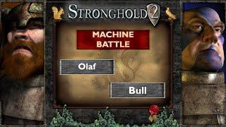 Stronghold 2 Битва Ботов - Bot Battle | Бык vs Олаф - Bull vs Olaf