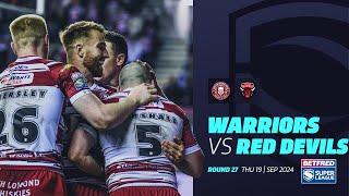 Highlights | Wigan Warriors v Salford Red Devils | 2024 Betfred Super League | Round 27