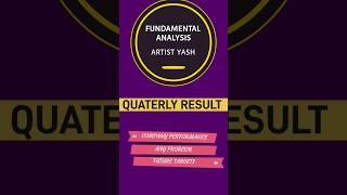 FUNDAMENTAL ANALYSIS KNOWLEDGE ABOUT STOCKS || #stockmarketindia #indianequities #trading #nifty