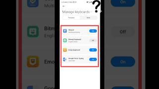 How to Manage keyboard in redmi note 10s mobile. #keyboard #emoji #shorts