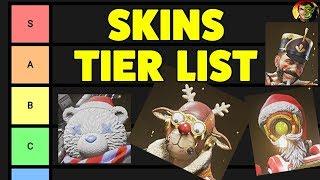 Apex Legends: TIER LIST SKINS REVIEW For Holo-Day Bash Christmas Event!