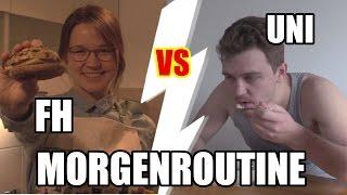 Uni VS FH: Die Morgenroutine