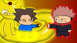 Hiroshi vs Sukuna Batalha Epica Dublado - Animação Verso Fruits #37