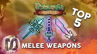 Terraria 1.4 Journey's End - Top 5 Best Melee Weapons