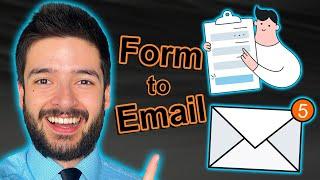 How to Send Your HTML Website Form to Your Email FREE! Form Submit Tutorial!