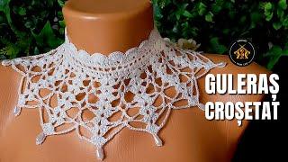 Cum crosetam guleras Choker - Guler crosetat