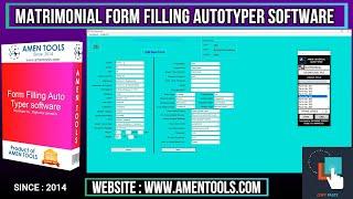 DRIS Matrimonial Form Filling Auto Typing Software