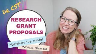 RESEARCH GRANT PROPOSALS | What I've learnt as a uni lecturer!