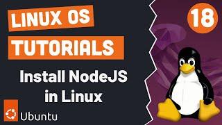 Install Nodejs & NPM In Linux | Linux Tutorials # 18 | Urdu & Hindi