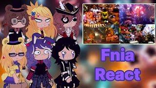 Fnia react to Every Freddy,Bonnie,Chica and Foxy in a Nutshell ||Gacha Club||-||Gacha x FnaF||