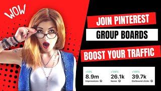 How To Find And Join Pinterest Group Boards In 2024| Boost Your Traffic With This Pinterest Tutorial