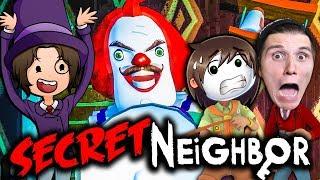 Der NACHBAR verwandelt sich in einen CLOWN  Secret Neighbor (Hello Neighbor MULTIPLAYER)