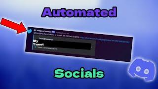 How to AUTOMATE other socials on your discord server!