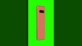 Samsung Galaxy S10 Orange | 3D Model | Green Screen #shorts