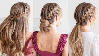 3 DOUBLE BRAIDED HAIRSTYLES | Missy Sue