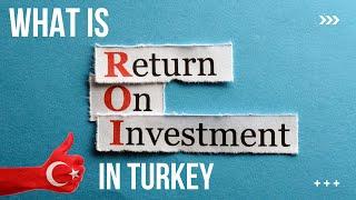 What is the Return On Investment in Turkey? | ROI & Capital Appreciation in Turkey 2022  | #shorts