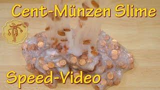 Speed-Video: 1-Cent Münzen Slime - selber machen - DIY