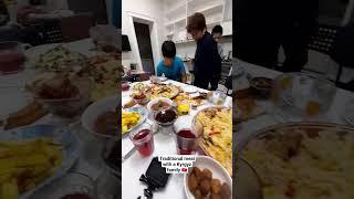 Traditional meal with a Kyrgyz family in Bishkek, Kyrgyzstan KG #shorts #bishkek #kyrgyzstan