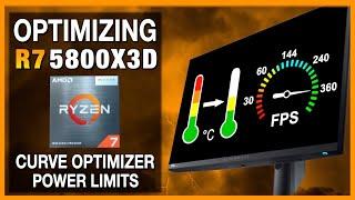 Optimizing Ryzen 7 5800X3D - Higher performance, Lower temperature | Undervolting | Curve Optimizer