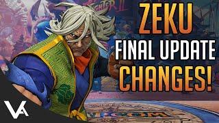 SFV - ZEKU CHANGES EXPLAINED! Final Patch Notes (Definitive Update)
