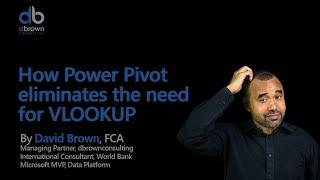 Report Automation tips in Excel and how Power Pivot eliminates the need for VLOOKUP