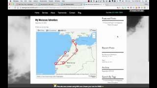 How to Embed a Custom Trip Map on Your Wix Blog