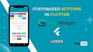 Custom Buttons Design in Flutter | Elevate Your UI: Mastering Button Design with GetWidget #2024