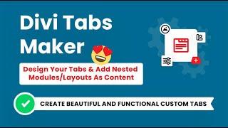 Introducing The Divi Tabs Maker Plugin by Pee-Aye Creative
