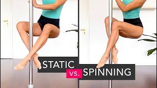 Static vs. Spinning – Pole Dance Technique & Combos (beginner)