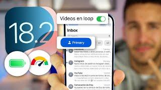 iOS 18.2 Novedades OCULTAS ¿Mejora la BATERÍA y rendimiento? 