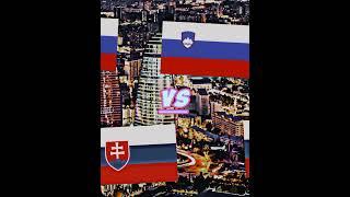 Slovenia Vs Slovakia #slovakia #europe #balkan #shorts #recommended #countries